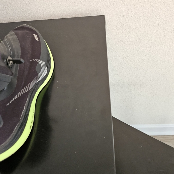 Nike Zoom Pegasus Turbo Shield Black Voltage Purple Running Sneakers Size 8.5 - Picture 9 of 16